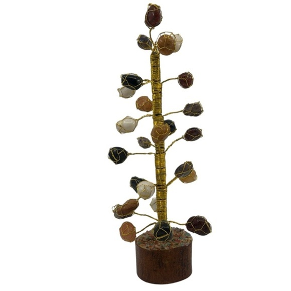 HPX1‎ 🔥 Chakra Gemstone Wire Wrap Tree: Balancing Energy & Beauty - Picture 3 of 6